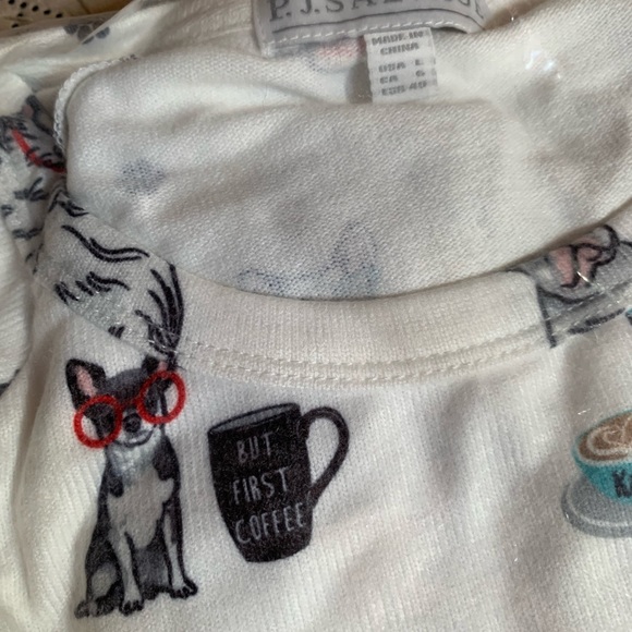 NWT women size L, PJSalvage dog print soft pajama top! Adorable motif! - Picture 3 of 9